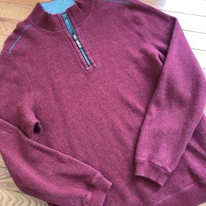 Tommy Bahama Reversible Quarter Zip M L